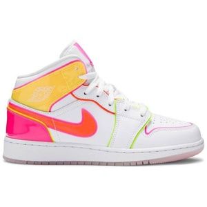 NIKE AIR JORDAN 1 MID SE GS 'EDGE GLOW